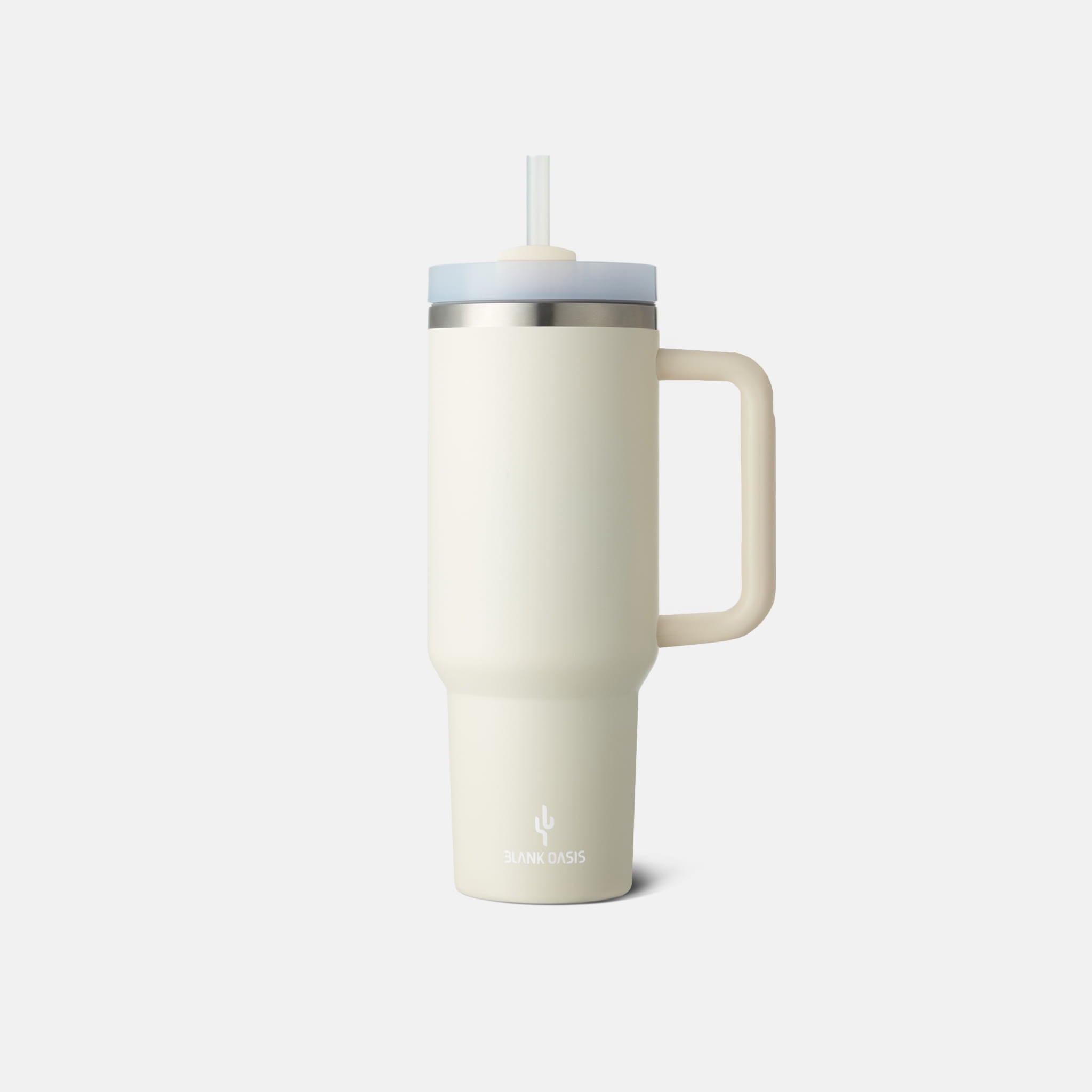 (Cream) 40oz Tumbler - Cream - BLANK OASIS