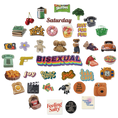 Load image into Gallery viewer, Vintage Vibe Transfer Sticker Pack - 85 Stickers - BLANK OASIS
